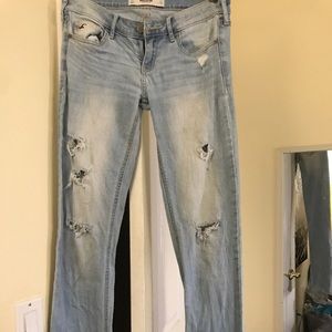 Hollister ripped jeans